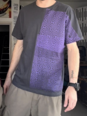 Purple Abstraction Splash - Eightahedron 1